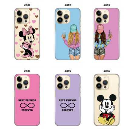 Silikonska Maskica za iPhone 15 Pro max - Šareni motivi 214697