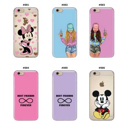 Silikonska Maskica za iPhone 6 Plus/6s Plus - Šareni motivi 211805