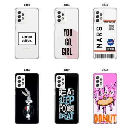 Silikonska Maskica za Galaxy A72 - Šareni motivi 180592