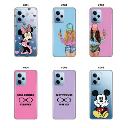 Silikonska Maskica za Xiaomi Redmi Note 12 Pro (5G)  - Šareni motivi 215685