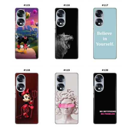 Silikonska Maskica za Honor 70 (5G) / Honor 60  - Šareni motivi 218043