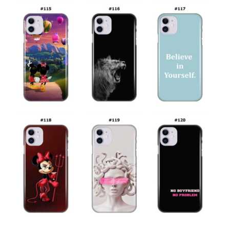 Silikonska Maskica za iPhone 11 - Šareni motivi 210246