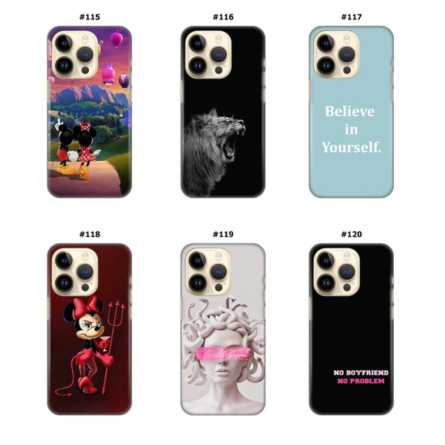 Silikonska Maskica za iPhone 15 Pro Max - Šareni motivi 214720