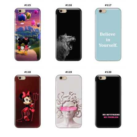 Silikonska Maskica za iPhone 6/6s - Šareni motivi 212006