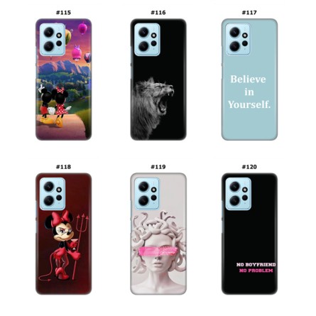 Silikonska Maskica za Xiaomi Redmi Note 12 (4G)  - Šareni motivi 215349
