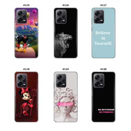 Silikonska Maskica za Xiaomi Redmi Note 12 Pro Plus  - Šareni motivi 216039