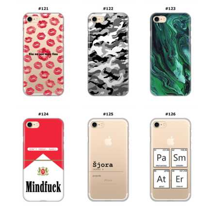 Silikonska Maskica za iPhone 7 / 8 / SE 2020 - Šareni motivi 211647