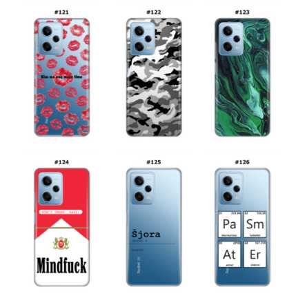 Silikonska Maskica za Xiaomi Redmi Note 12 Pro (5G) - Šareni motivi 215705