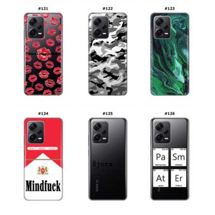 Silikonska Maskica za Xiaomi Redmi Note 12 Pro Plus  - Šareni motivi 216034