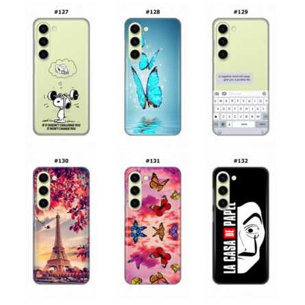 Silikonska Maskica za Galaxy S23 - Šareni motivi         218655