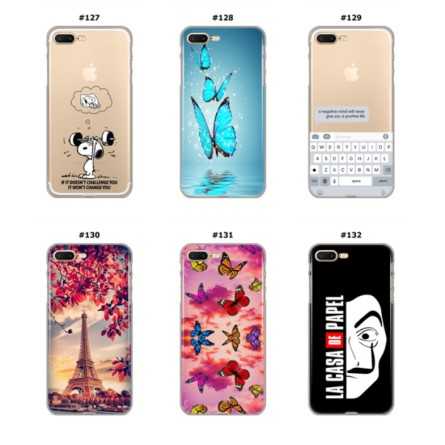 Silikonska Maskica za iPhone 7 Plus/8 Plus - Šareni motivi 211467