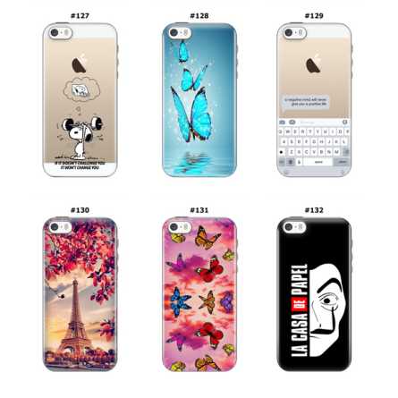 Silikonska Maskica za iPhone 5 / 5s / SE (2016) - Šareni motivi 212185