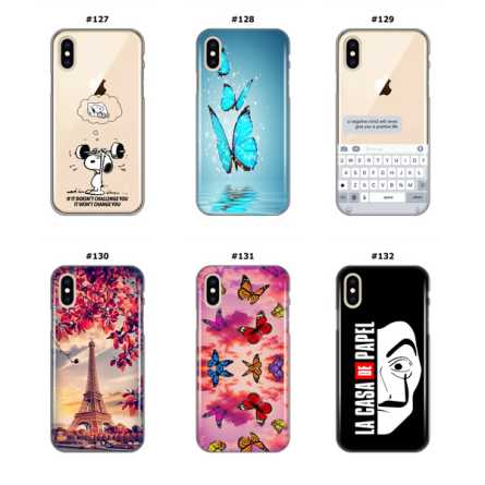 Silikonska Maskica za iPhone X/XS - Šareni motivi 211225