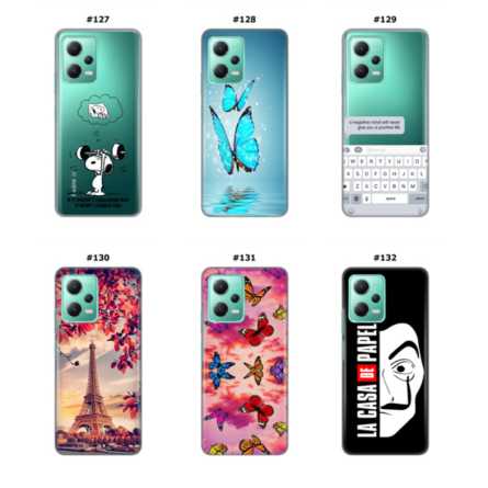 Silikonska Maskica za Xiaomi Redmi Note 12 (5G)  - Šareni motivi 215378