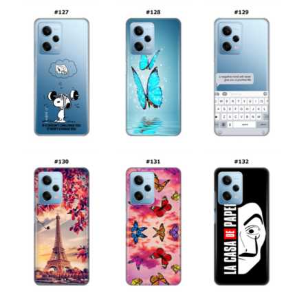 Silikonska Maskica za Xiaomi Redmi Note 12 Pro (5G) - Šareni motivi 215709