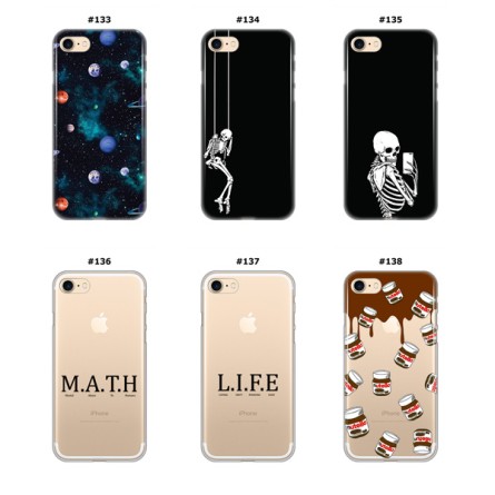 Silikonska Maskica za iPhone 7 / 8 / SE 2020 - Šareni motivi 211649