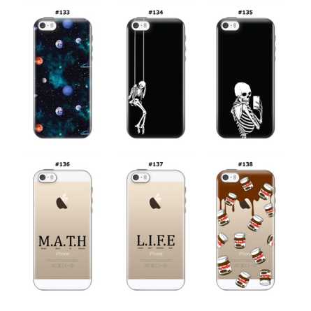 Silikonska Maskica za iPhone 5 / 5s / SE (2016) - Šareni motivi 212186