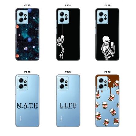Silikonska Maskica za Xiaomi Redmi Note 12 (4G)  - Šareni motivi 215354