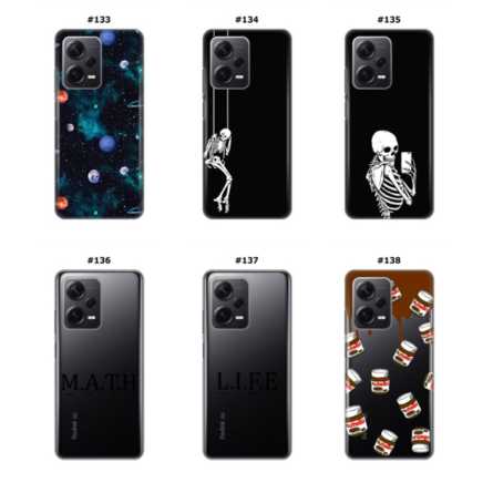 Silikonska Maskica za Xiaomi Redmi Note 12 Pro Plus  - Šareni motivi 216036