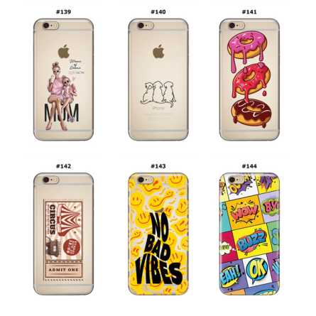 Silikonska Maskica za iPhone 6 Plus/6s Plus - Šareni motivi 211825