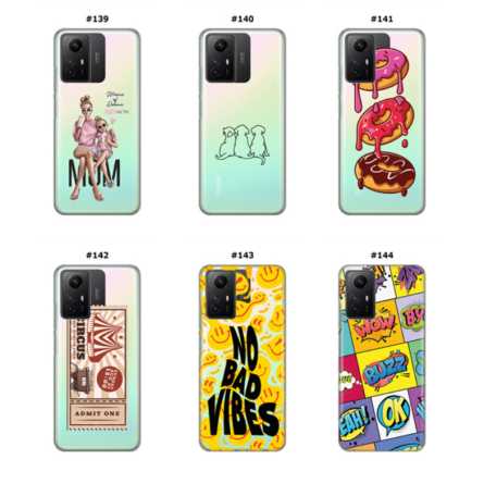 Silikonska Maskica za Redmi Note 12s  - Šareni motivi 218224