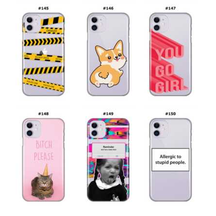 Silikonska Maskica za iPhone 11 - Šareni motivi 210251