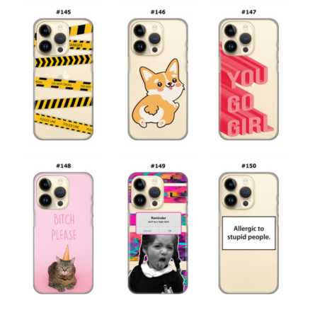 Silikonska Maskica za iPhone 15 Pro Max - Šareni motivi 214719