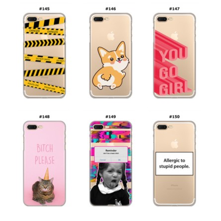 Silikonska Maskica za iPhone 7 Plus/8 Plus - Šareni motivi 211470