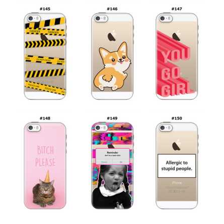 Silikonska Maskica za iPhone 5 / 5s / SE (2016) - Šareni motivi 212183