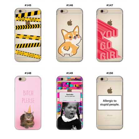 Silikonska Maskica za iPhone 6 Plus/6s Plus - Šareni motivi 211826