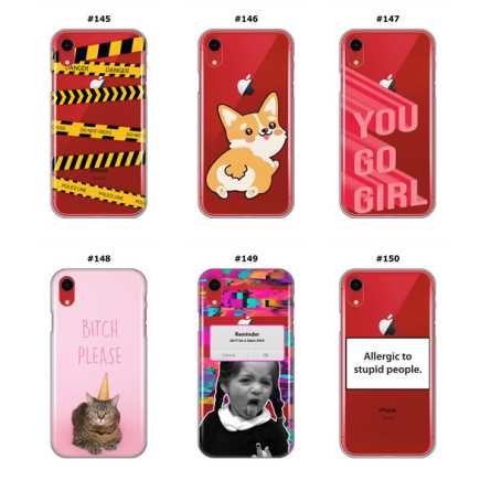 Silikonska Maskica za iPhone XR - Šareni motivi 210952