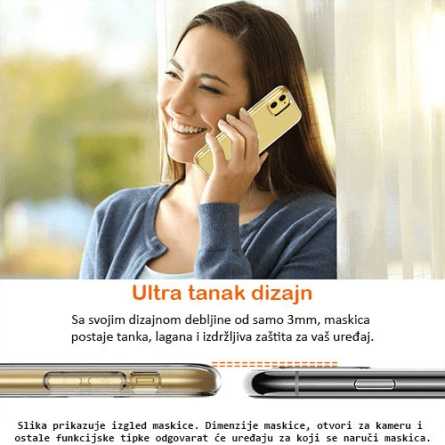 Ultra tanka Prozirna Silikonska maskica za P9 Lite mini / Y6 Pro (2017) 126990