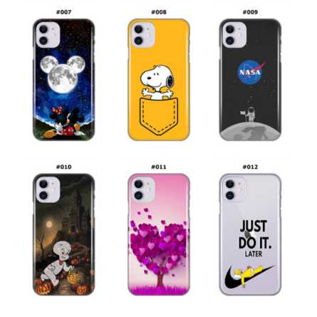 Silikonska Maskica za iPhone 11 - Šareni motivi 210229