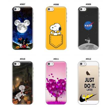 Silikonska Maskica za iPhone 5 / 5s / SE (2016) - Šareni motivi 212164
