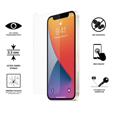 Zaštitno Staklo za ekran za iPhone 12 Pro (2D) - Prozirno 250886
