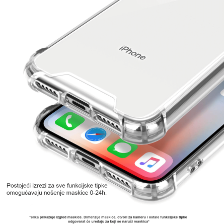 Silikonska Prozirna Anti-Shock Maskica za Xiaomi 13 232452