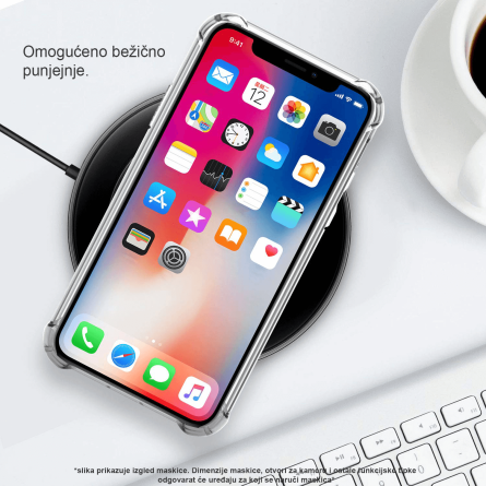 Silikonska Prozirna Anti-Shock Maskica za iPhone 12 Pro 110846