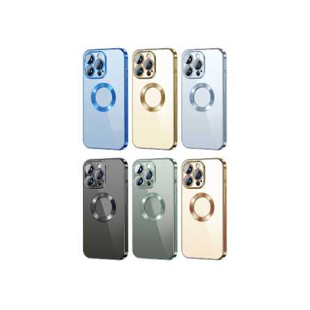 Kromirana prozirna maskica za iPhone 12 Pro - Više boja 213324