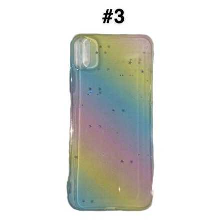 iPhone 7 / 8 / SE 2020 - Silikonska šljokičasta poluprozirna maskica 224614