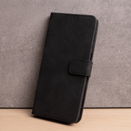 Smart Velvet Preklopna Maskica za Samsung Galaxy A16 - Crna 259076