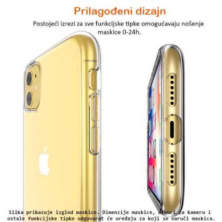 Ultra tanka Prozirna Silikonska maskica za Redmi Note 5A 129067
