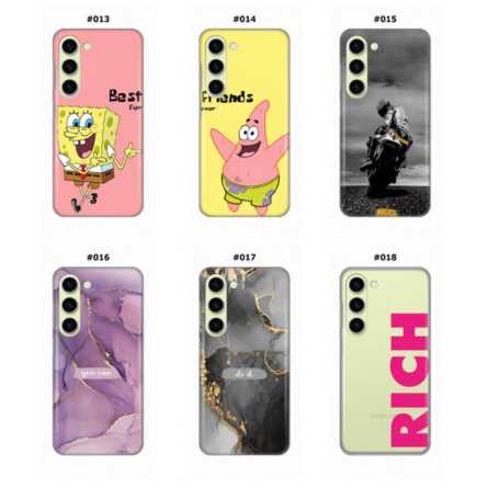 Silikonska Maskica za Galaxy S23 FE - Šareni motivi 218468