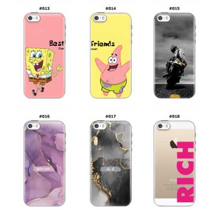 Silikonska Maskica za iPhone 5 / 5s / SE (2016) - Šareni motivi 212165