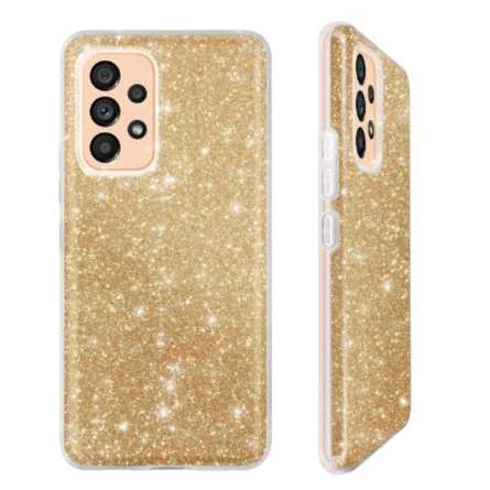 3u1 Glitter Maskica za Samsung Galaxy A14 - Zlatna 222087