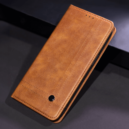 Smart Seam Preklopna Maskica za iPhone 17 Pro Max - Smeđa 259020