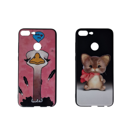 Silikonska šarena maskica s motivom - Honor 9 Lite 219983