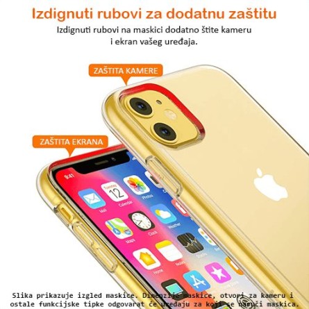 Ultra tanka Prozirna Silikonska maskica za Redmi 6A 127357