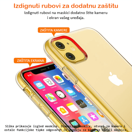 Ultra tanka Prozirna Silikonska maskica za Nova 3i / P Smart Plus 223324