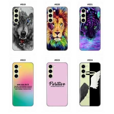 Silikonska Maskica za Galaxy S23 - Šareni motivi         218660