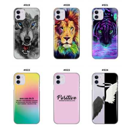 Silikonska Maskica za iPhone 11 - Šareni motivi 210228